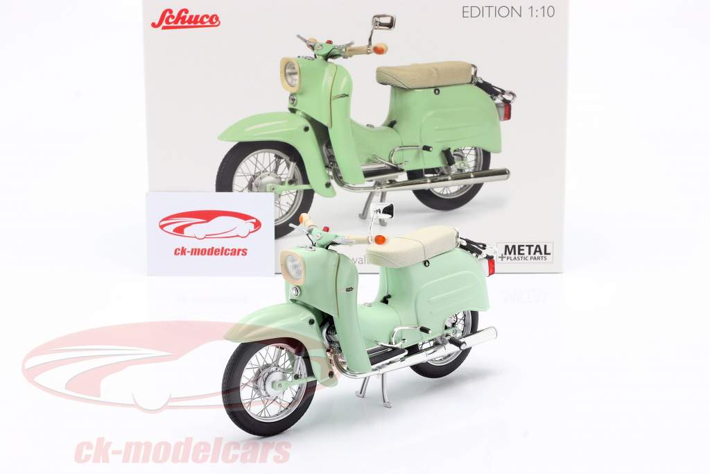 Simson Schwalbe KR51/1 vert clair 1:10 Schuco