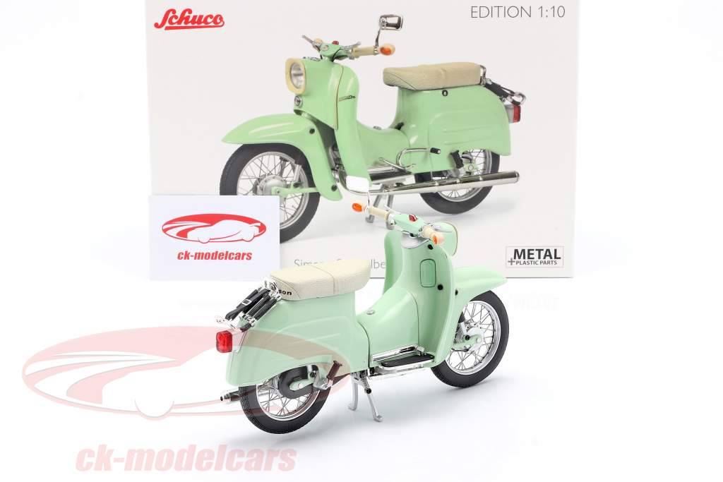 Simson Schwalbe KR51/1 vert clair 1:10 Schuco