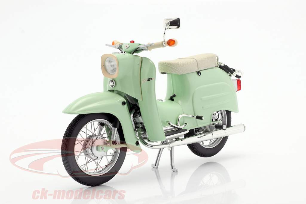 Simson Schwalbe KR51/1 vert clair 1:10 Schuco