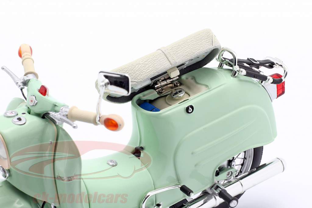 Simson Schwalbe KR51/1 vert clair 1:10 Schuco