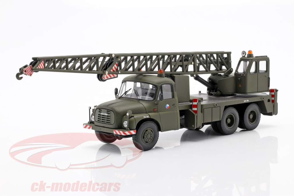 Tatra T148 Kranbil militær CSSR mørk oliven 1:43 Schuco
