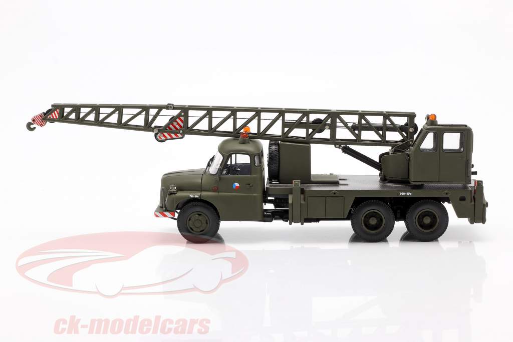 Tatra T148 Kranbil militær CSSR mørk oliven 1:43 Schuco