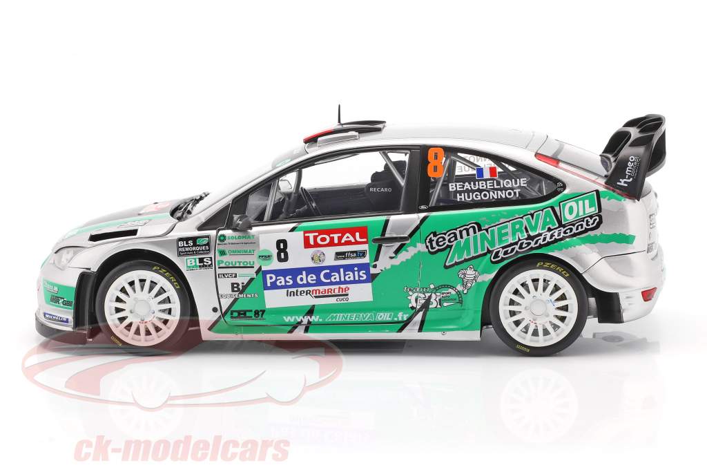Ford Focus RS WRC #8 4e Rallye du Touquet 2012 Beaubelique, Hugonnot 1:18 SunStar