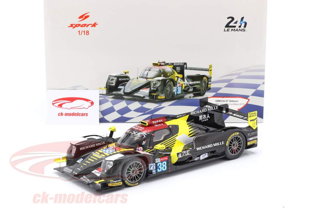 Oreca 07 #38 2do Clase LMP2 24h LeMans 2019 Tung, Richelmi, Aubry 1:18 Spark