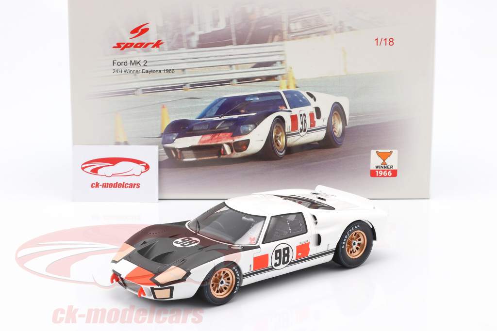 Ford MK II #98 vincitore 24h Daytona 1966 Miles, Ruby 1:18 Spark