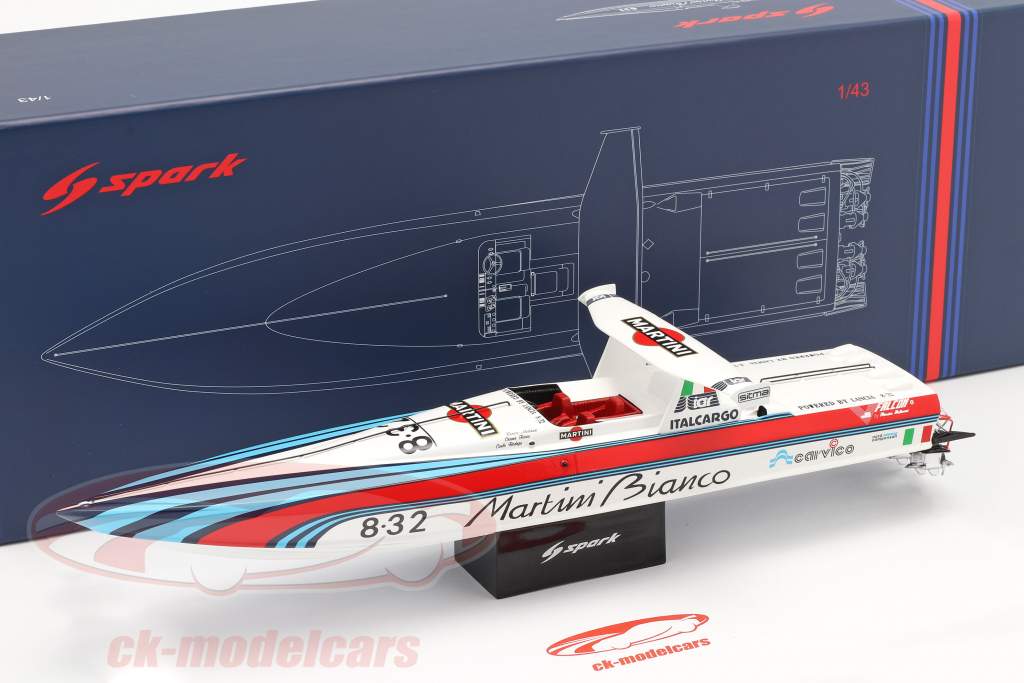 Martini Off Shore лодка красный / Белый / синий 1:43 Spark