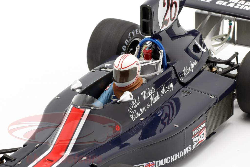Alan Jones Hesketh 308 #26 Monaco GP formel 1 1975 1:18 Spark