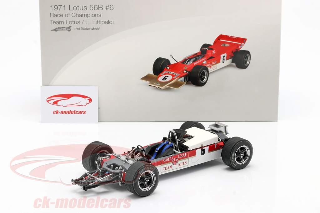 Emerson Fittipaldi Lotus 56B #6 Race of Champions 1971 1:18 TrueScale