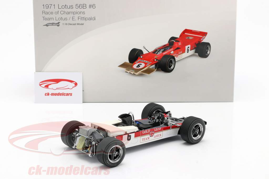 Emerson Fittipaldi Lotus 56B #6 Race of Champions 1971 1:18 TrueScale