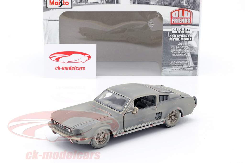 Ford Mustang GT Byggeår 1967 Snavset version 1:24 Maisto