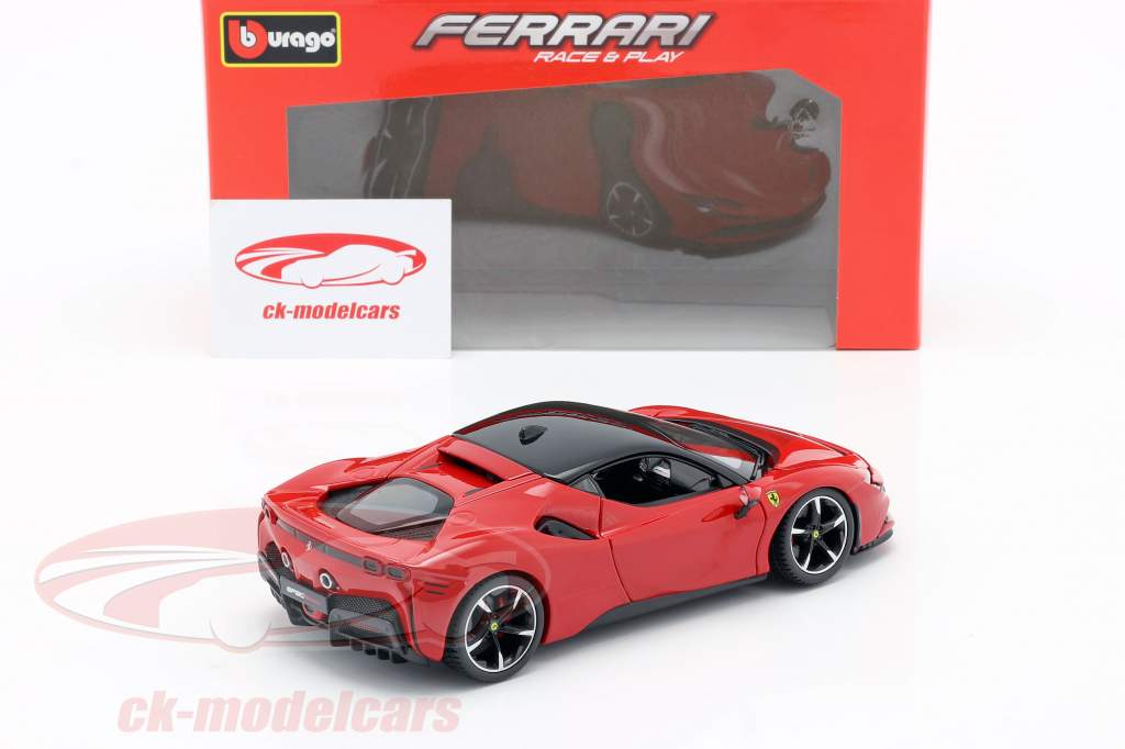 Ferrari SF90 Stradale Baujahr 2019 rot 1:24 Bburago