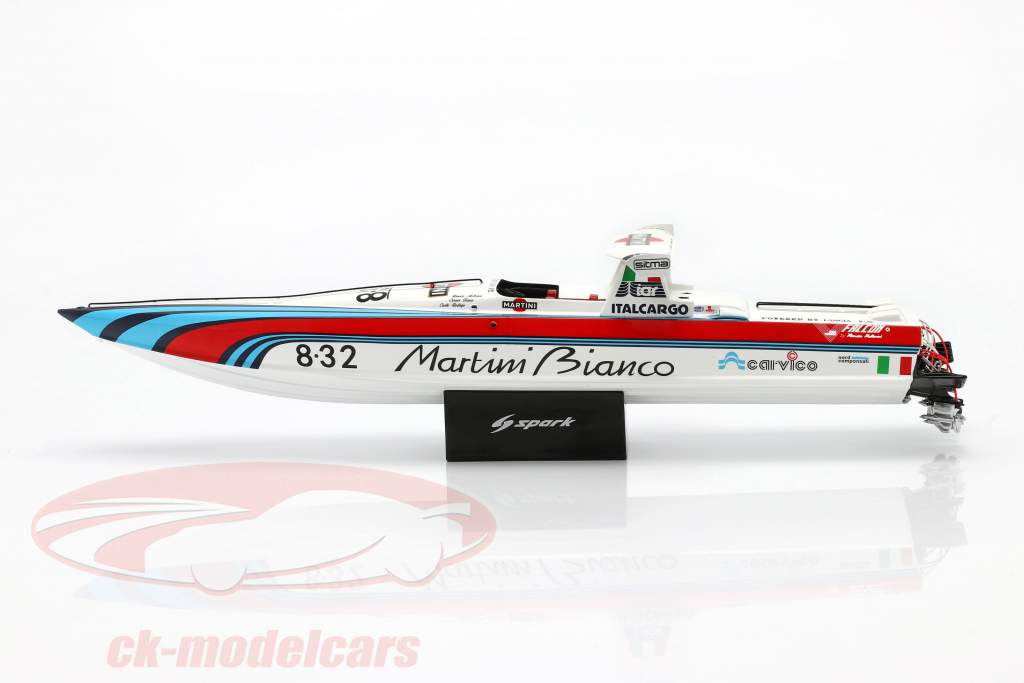 Martini Off Shore лодка красный / Белый / синий 1:43 Spark