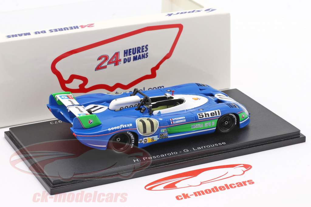 Matra MS 670B #11 Sieger 24h LeMans 1973 Pescarolo, Larrousse 1:43 Spark