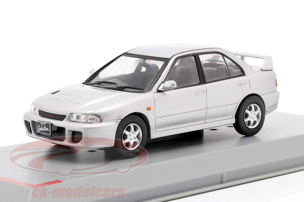 Mitsubishi Lancer Evolution I RHD Baujahr 1992 silber 1:43 WhiteBox