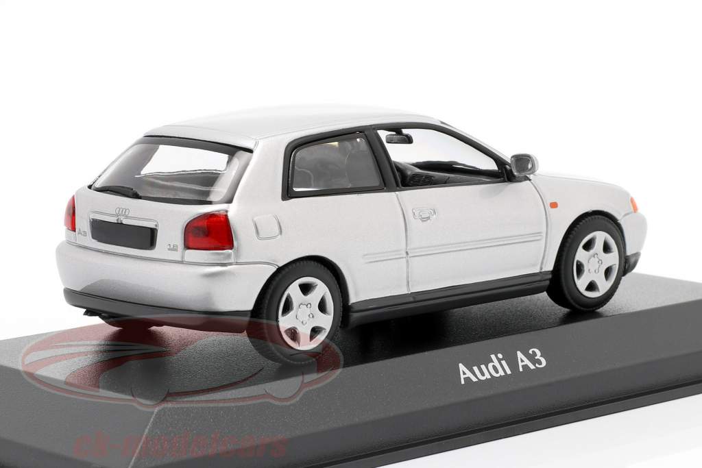 Audi A3 (8L) year 1996 silver 1:43 Minichamps