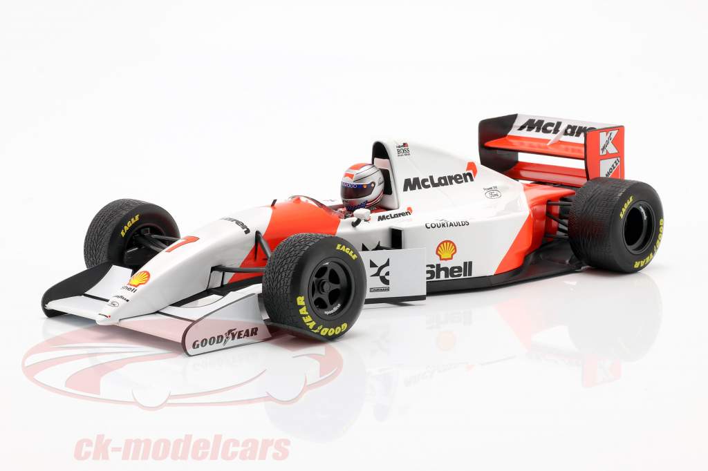 Michael Andretti McLaren MP4/8 #7 6º europeu GP Fórmula 1 1993 1:18 Minichamps