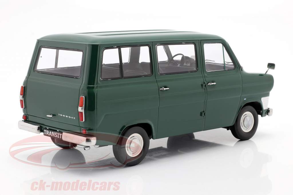 Ford Transit MK1 autobus an 1965 sombre vert 1:18 KK-Scale