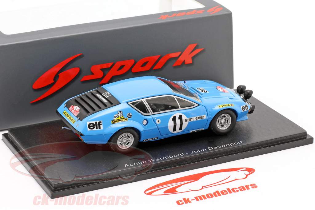 Renault Alpine A310 #11 Rallye Monte Carlo 1975 Warmbold, Davenport 1:43 Spark