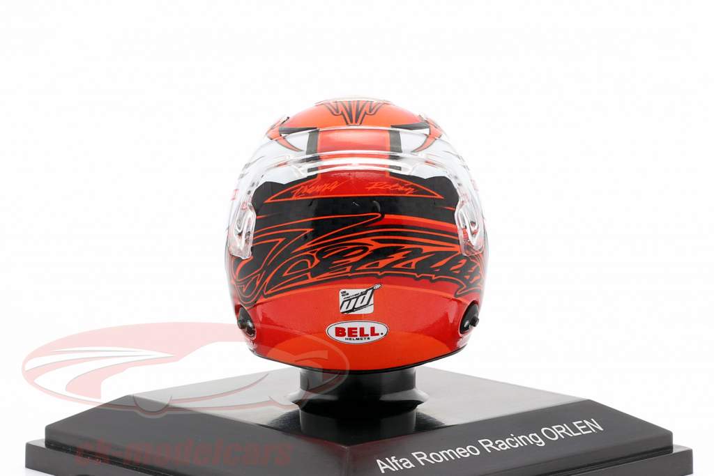 Kimi Räikkönen #7 Alfa Romeo Racing Orlen Formel 1 2020 Helm 1:8 Spark