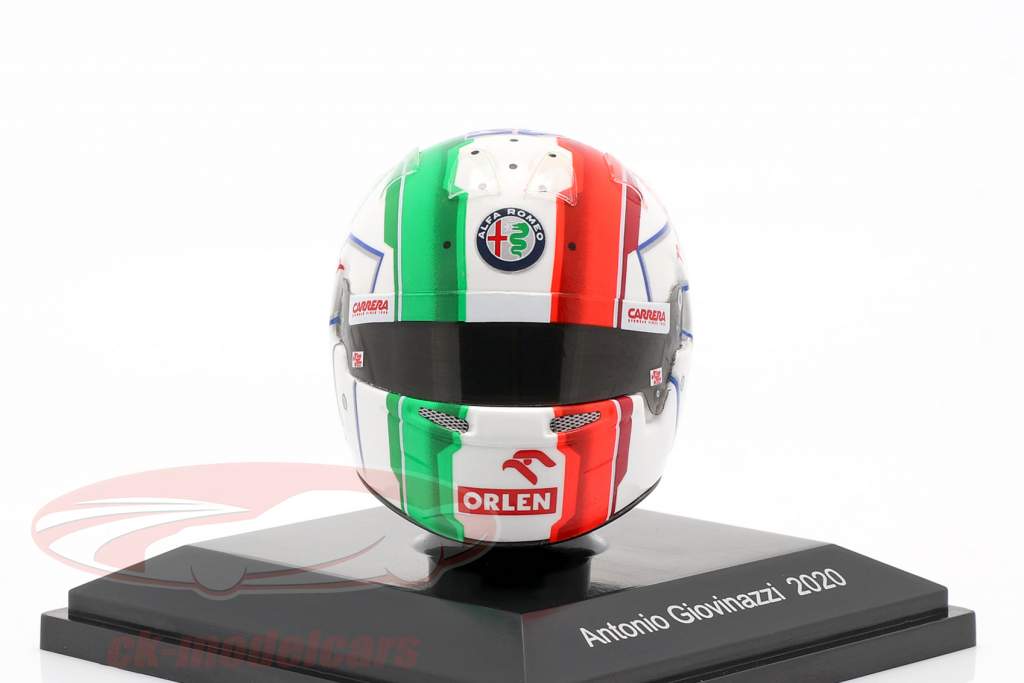 Antonio Giovinazzi #99 Alfa Romeo Racing Orlen Formel 1 2020 Helm 1:8 Spark