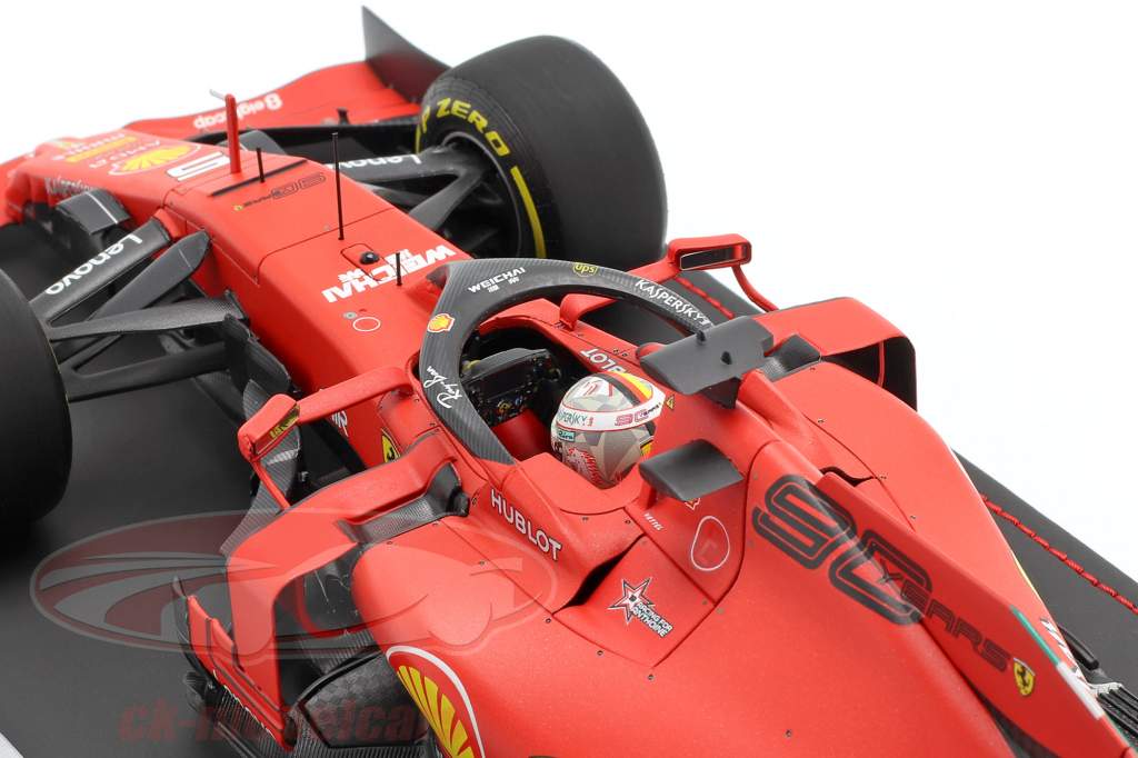 S. Vettel Ferrari SF90 #5 4e Belgisch GP formule 1 2019 Met Showcase 1:18 BBR