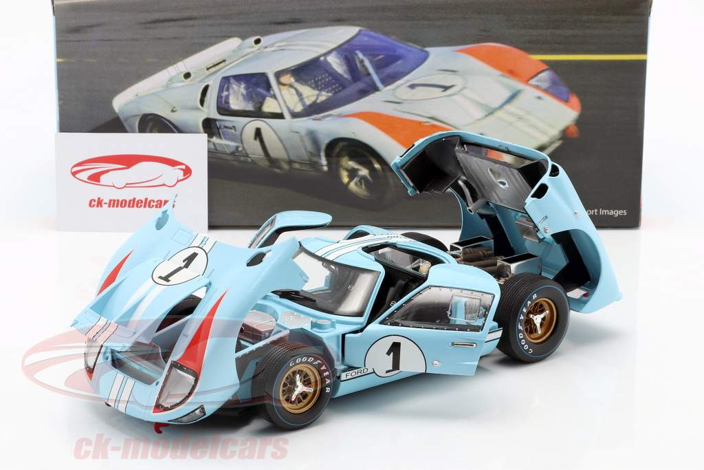 Ford GT40 MK II #1 第2 24h LeMans 1966 Miles, Hulme 1:18 ShelbyCollectibles