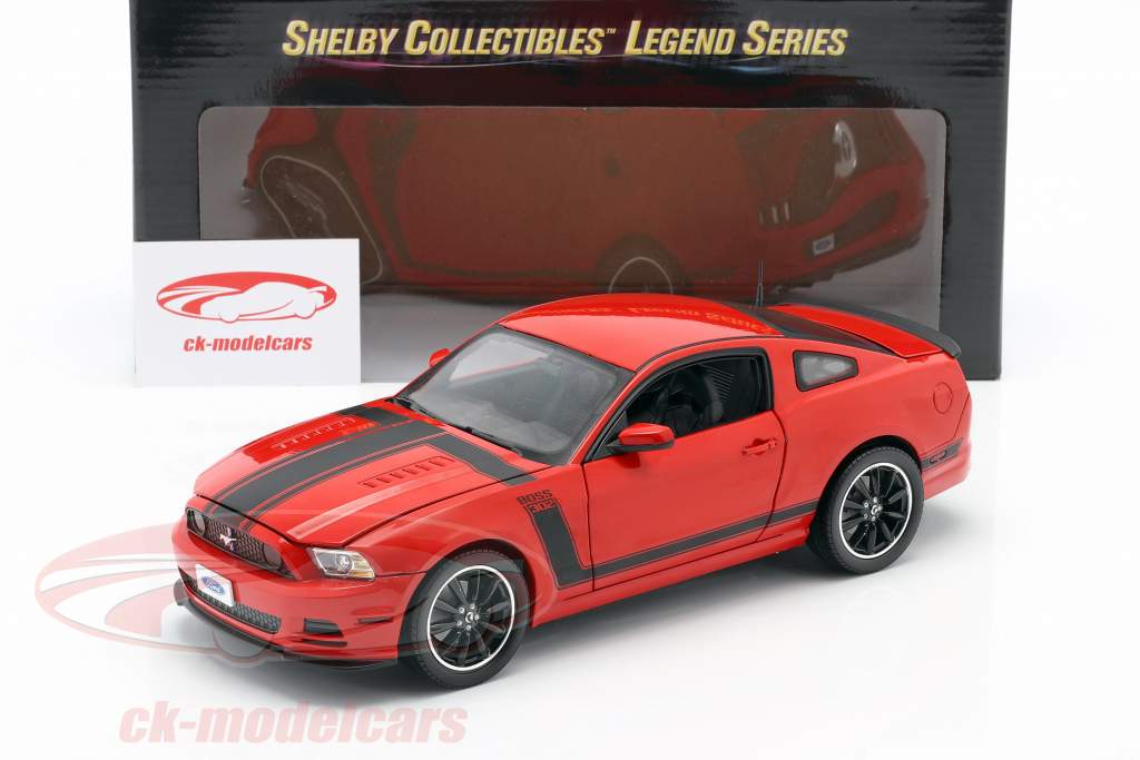 Ford Mustang Boss 302 Year 2013 red 1:18 ShelbyCollectibles