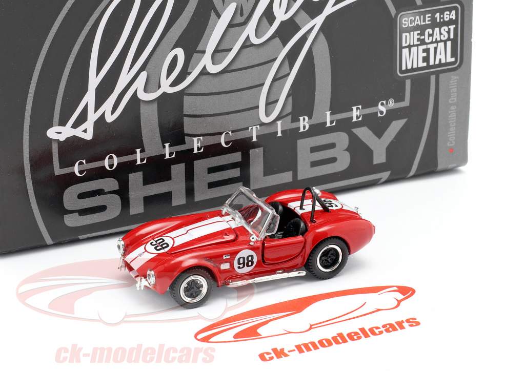 Shelby Cobra 427 S/C #98 Racing version red / white 1:64 ShelbyCollectibles