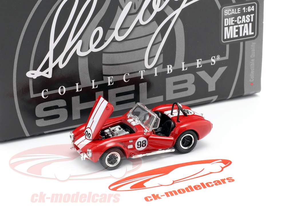 Shelby Cobra 427 S/C #98 Racing version red / white 1:64 ShelbyCollectibles