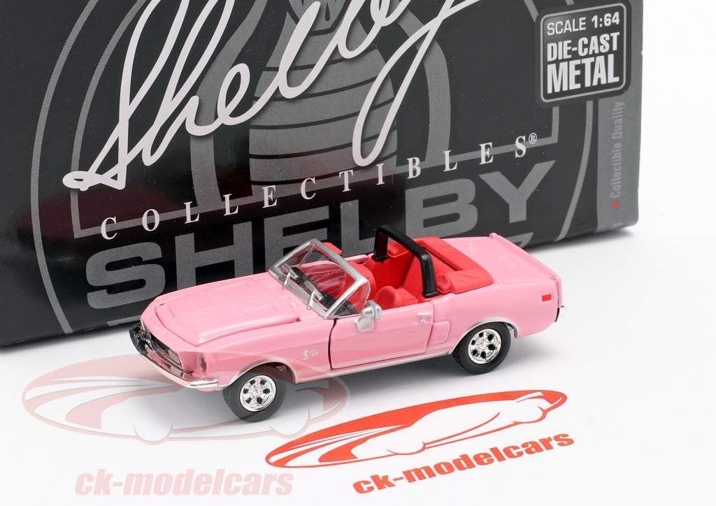 Shelby GT500KR Conversível Ano de construção 1968 Rosa 1:64 ShelbyCollectibles