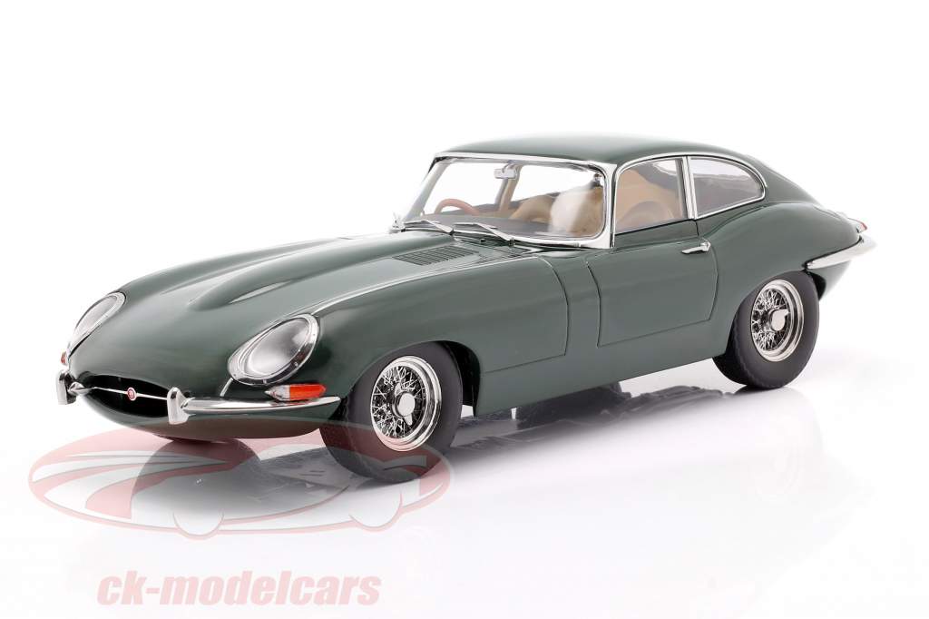 Jaguar E-Type Coupe Series 1 RHD Год постройки 1961 темно-зеленый 1:18 KK-Scale
