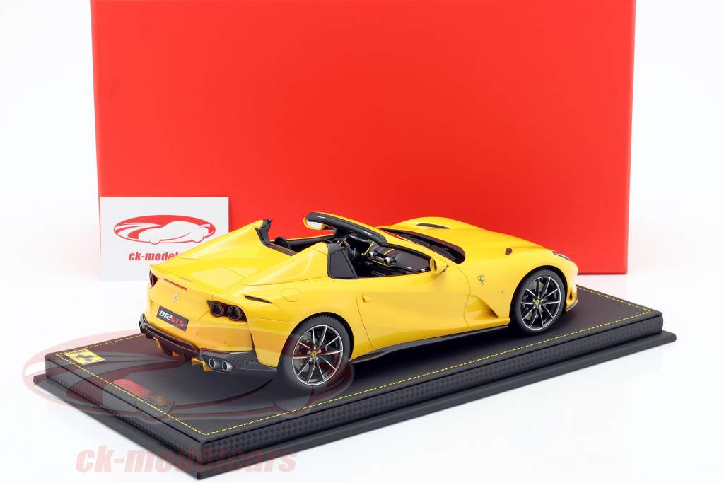 Ferrari 812 GTS Byggeår 2019 modena gul 1:18 BBR