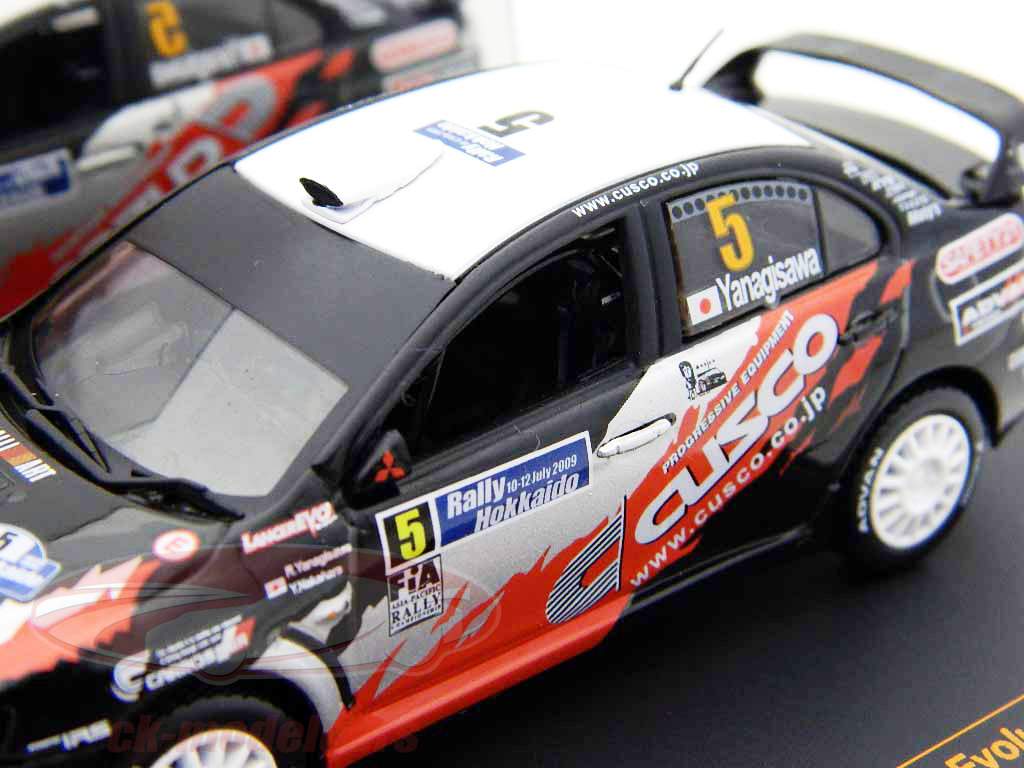 1/43 Mitsubishi Lancer Evo.X 全日本ラリー選手権 1:43 Mitsubishi Lancer Evo X 10 WRC Hokkaido Rally 2010 IXO