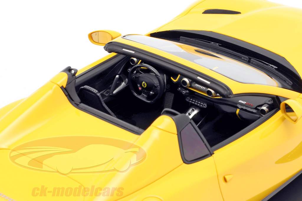 Ferrari 812 GTS 建設年 2019 modena 黄 1:18 BBR