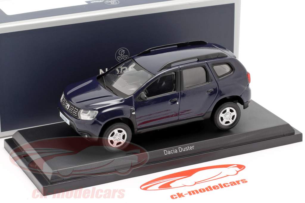 Dacia Duster Année de construction 2018 navy bleu 1:43 Norev