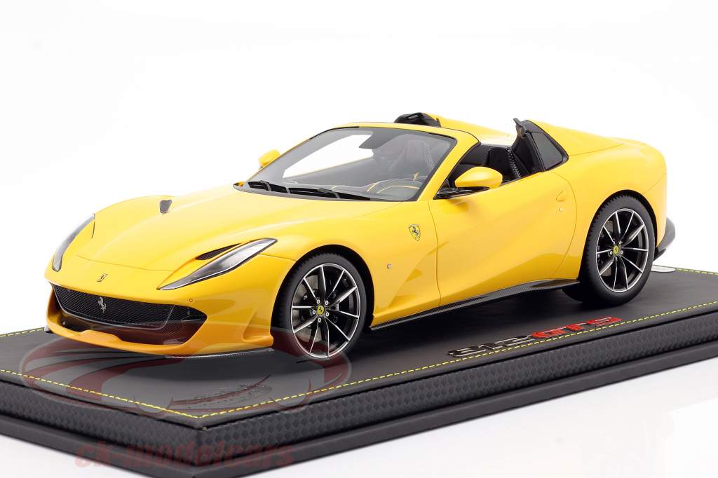 Ferrari 812 GTS Byggeår 2019 modena gul 1:18 BBR