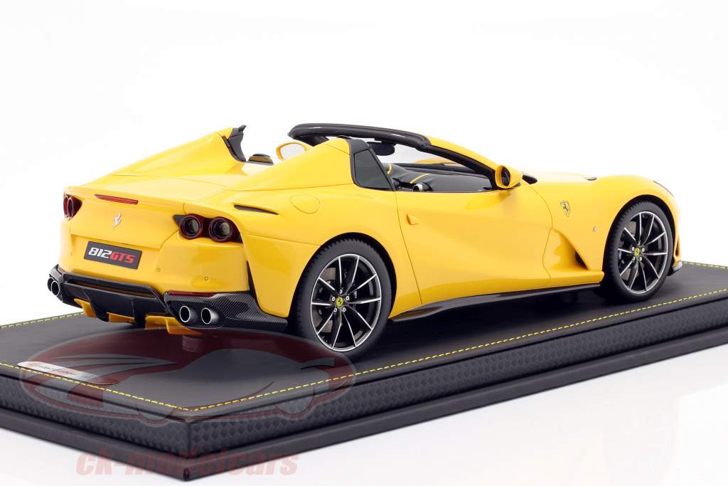 Ferrari 812 GTS Byggeår 2019 modena gul 1:18 BBR