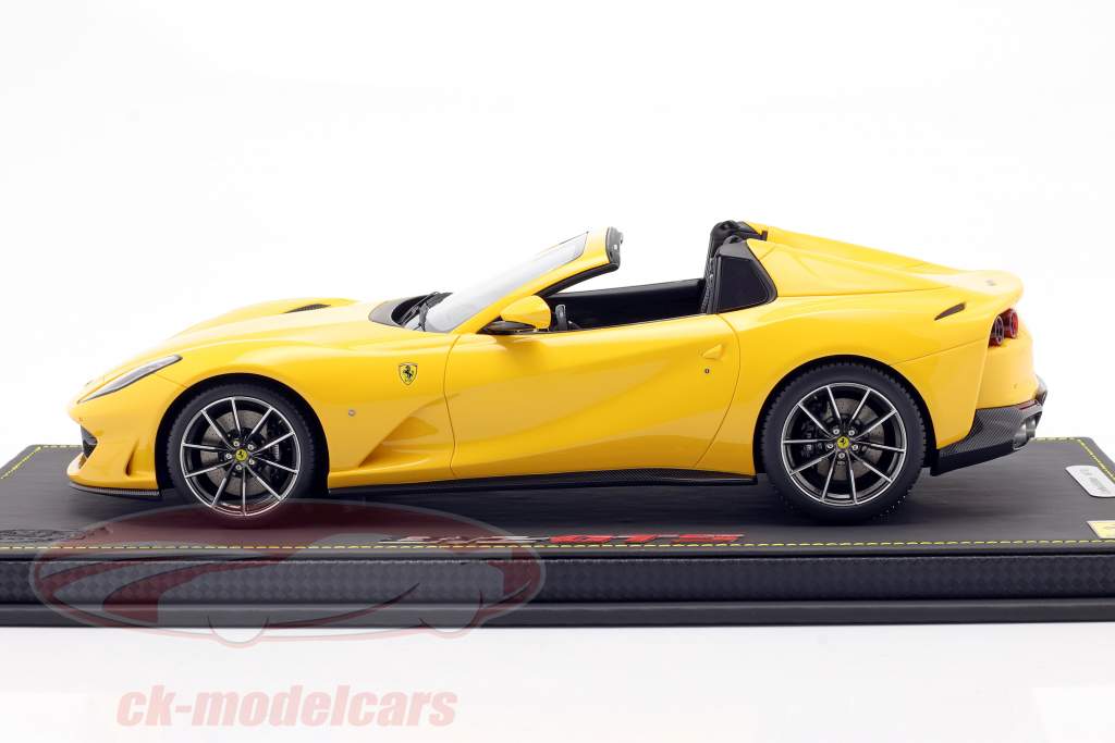 Ferrari 812 GTS 建設年 2019 modena 黄 1:18 BBR