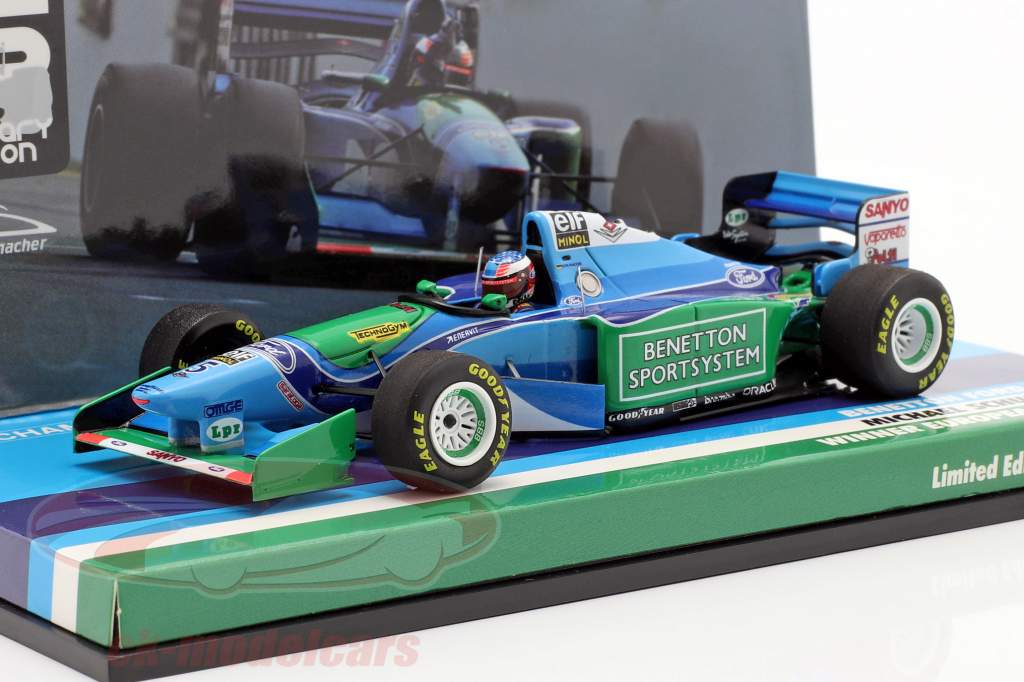 M. Schumacher Benetton B194 #5 European GP F1 World Champion 1994 1:43 Minichamps