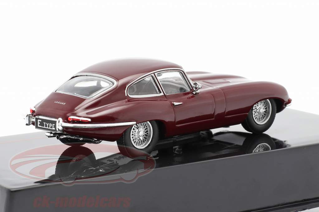 Jaguar E-Type year 1963 dark red 1:43 Ixo