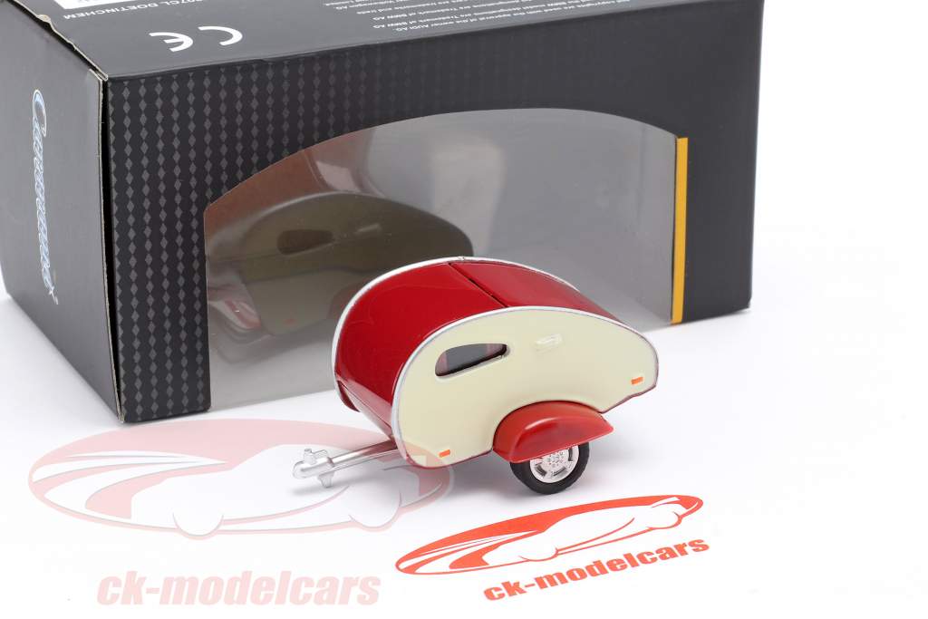 Caravan I Бургундия / кремово-белый 1:43 Cararama