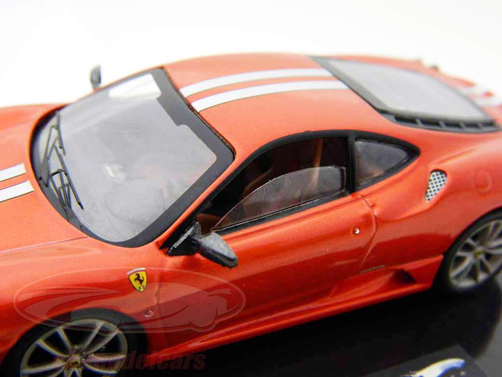 HotWheels Elite 1:43 Ferrari F430 Scuderia red with silver