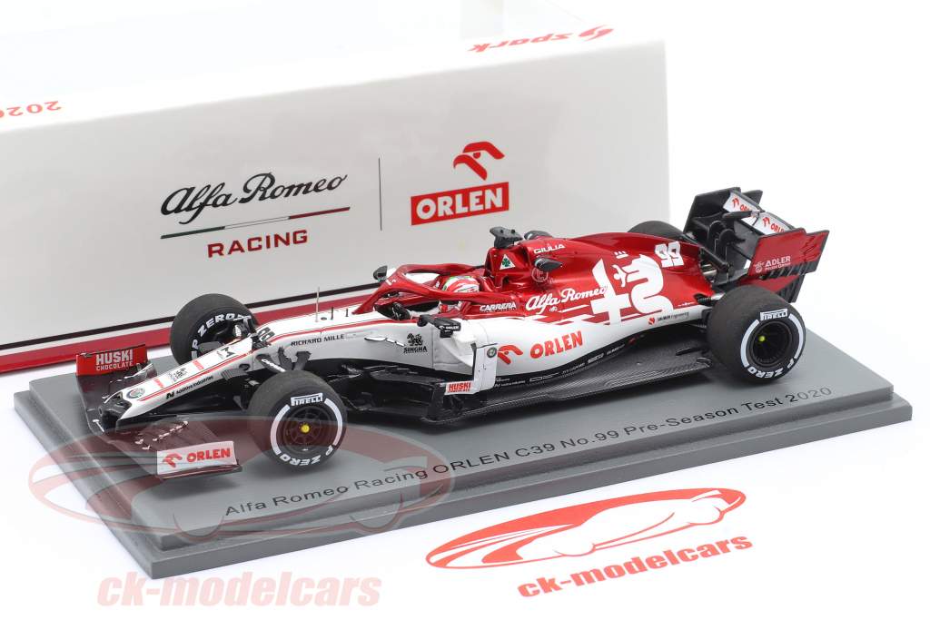 Antonio Giovinazzi Alfa Romeo Racing C39 #99 Pre-Season Test F1 2020 1:43 Spark