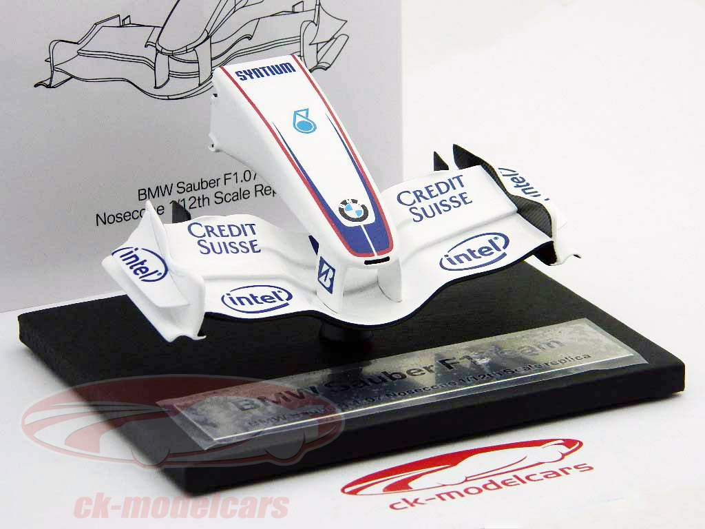 Феттель / Хайдфельд / Кубица BMW F1.07 Формула 1 2007 головная 1:12 амальгама