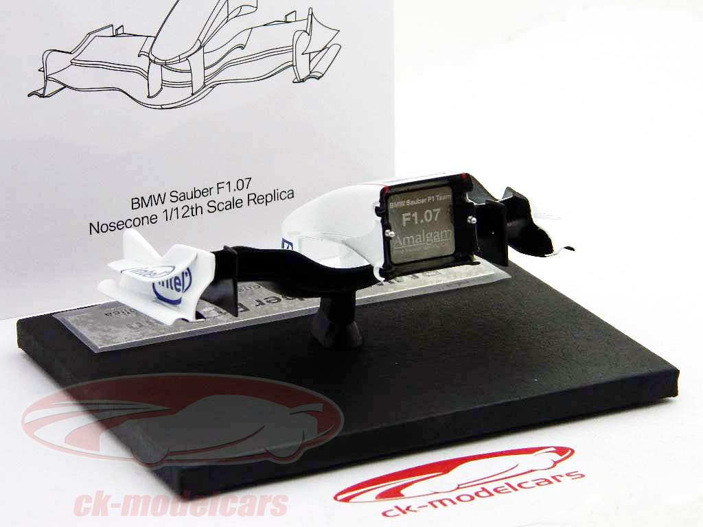 Vettel / Heidfeld / Kubica BMW F1.07 Formula 1 2007 Næsekeglen 1:12 amalgam