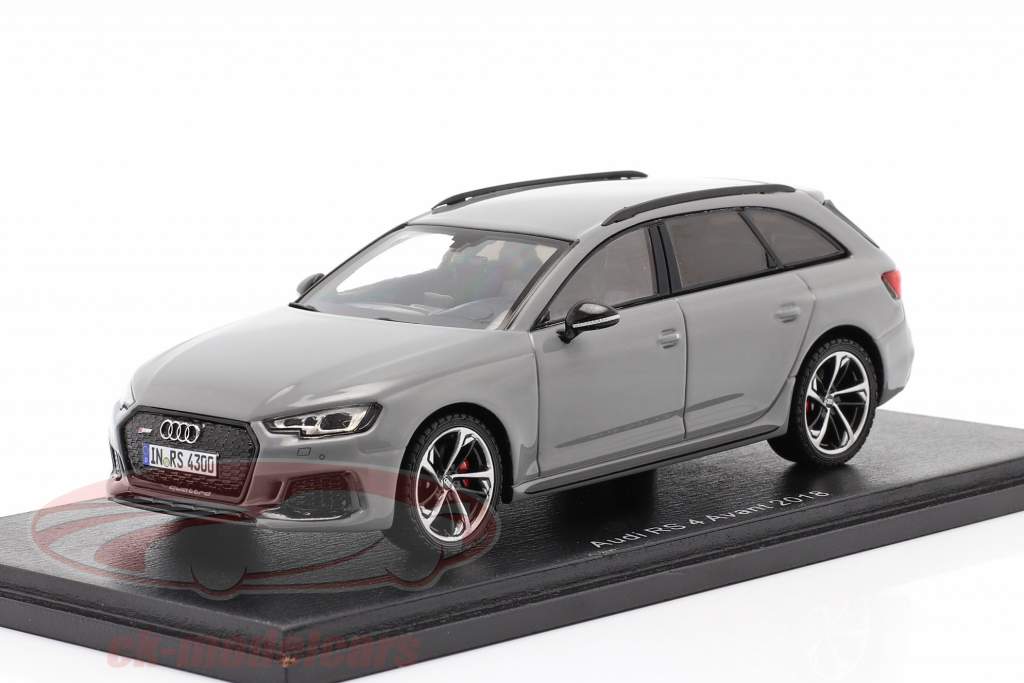 Audi RS 4 Avant Année de construction 2018 nardo gris 1:43 Spark