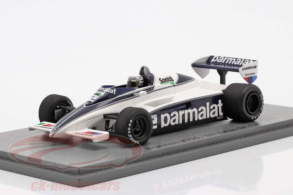 Riccardo Patrese Brabham BT50 #2 5th Swiss GP formula 1 1982 1:43 Spark