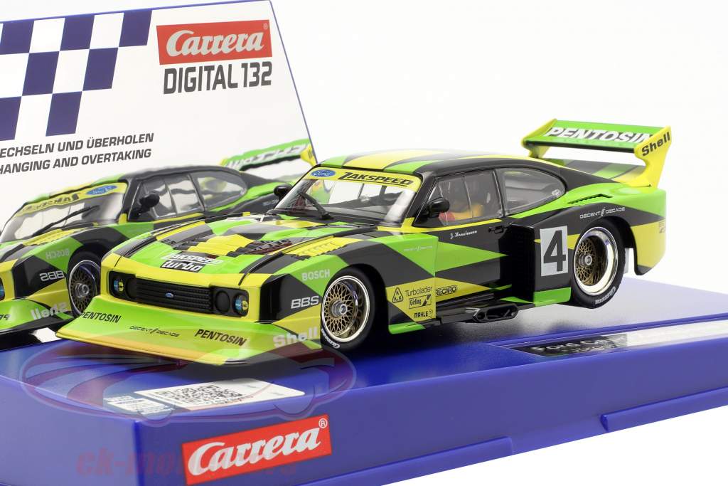 Digital 132 SlotCar Ford Capri Zakspeed Turbo #4 DRM 1981 J. Hamelmann 1:32 Carrera