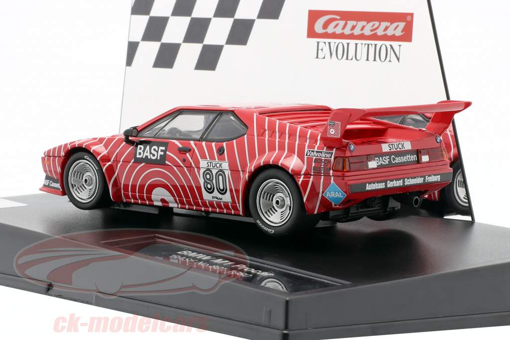 SlotCar BMW M1 Procar #80 Procar Series 1980 H.-J. Stuck 1:32 Carrera Evolution