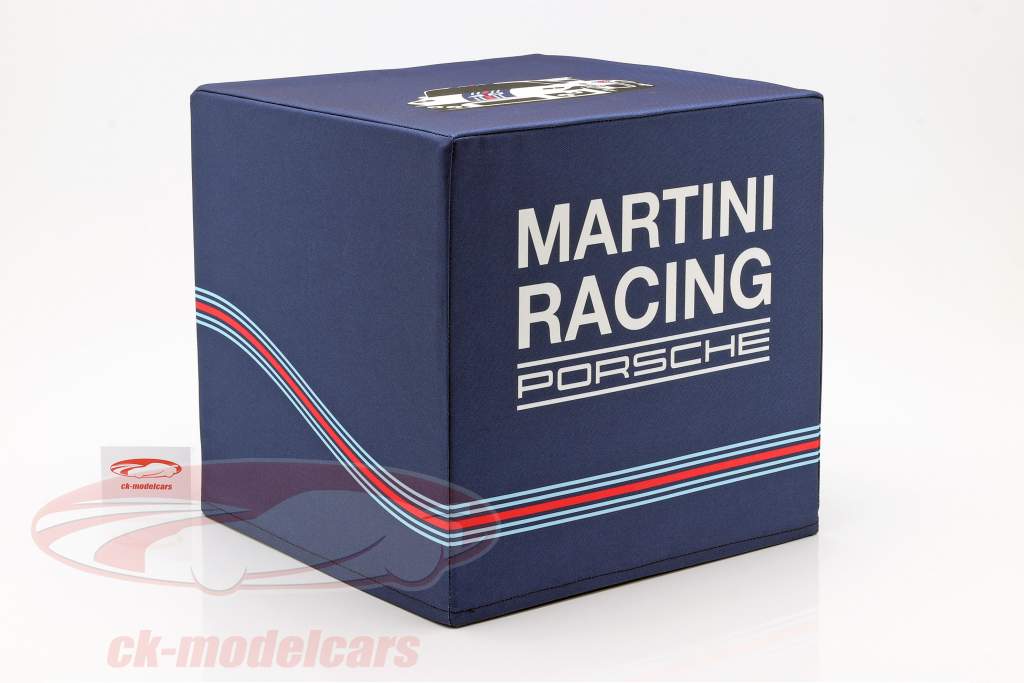 Cube de siège Porsche Martini Racing bleu